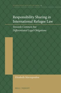 Couverture_Responsibility Sharing in International Refugee Law