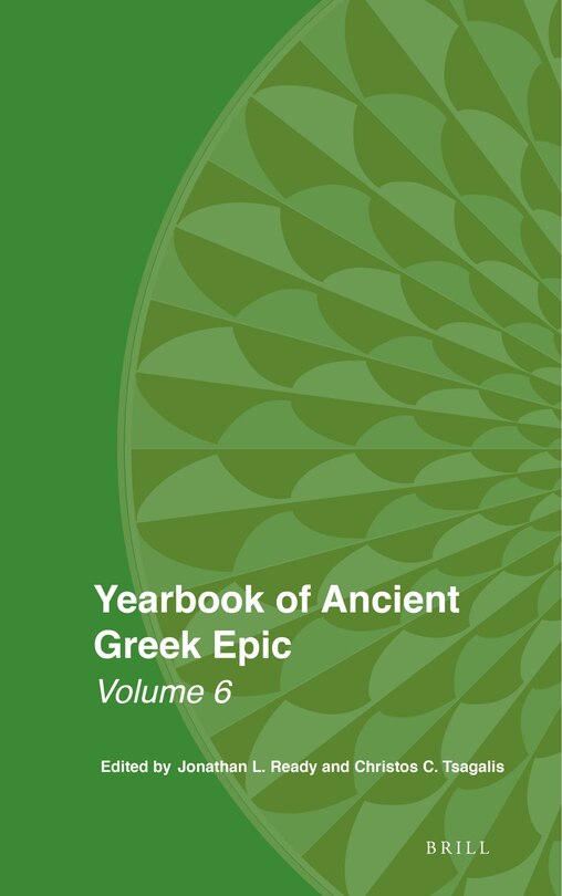 Front cover_Yearbook of Ancient Greek Epic