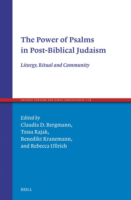 Front cover_The Power of Psalms in Post-Biblical Judaism