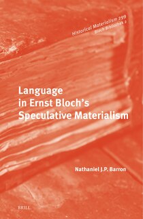 Front cover_Language in Ernst Bloch's Speculative Materialism