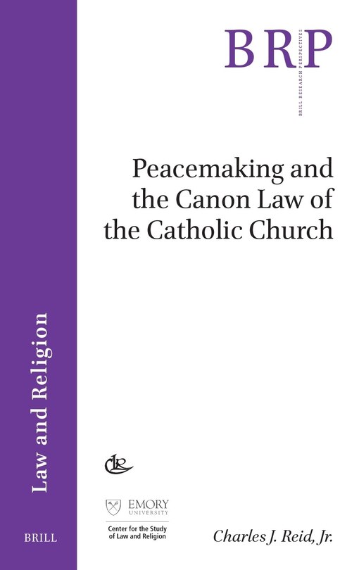 Front cover_Peacemaking and the Canon Law of the Catholic Church