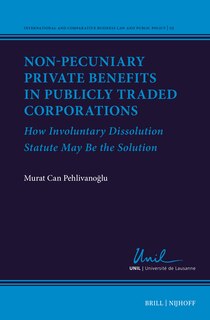 Front cover_Non-Pecuniary Private Benefits in Publicly Traded Corporations