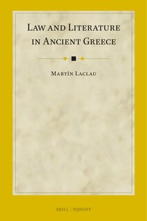 Couverture_Law and Literature in Ancient Greece