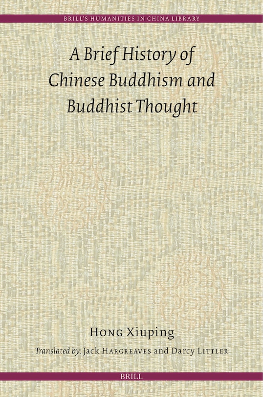 Couverture_A Brief History of Chinese Buddhism and Buddhist Thought