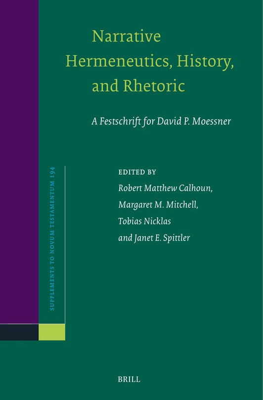 Couverture_Narrative Hermeneutics, History, and Rhetoric