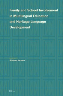 Front cover_Family and School Involvement in Multilingual Education and Heritage Language Development