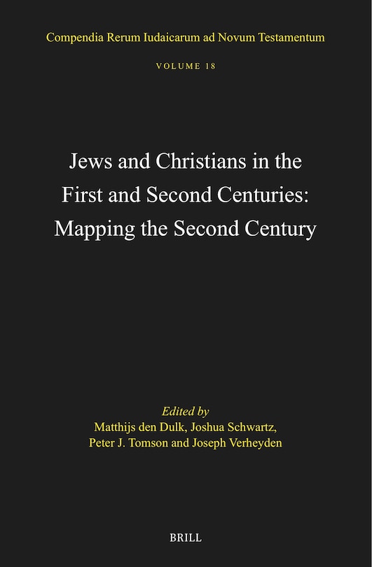 Couverture_Jews and Christians in the First and Second Centuries: Mapping the Second Century