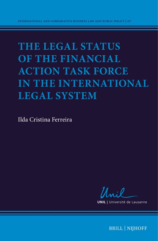Couverture_The Legal Status of the Financial Action Task Force in the International Legal System