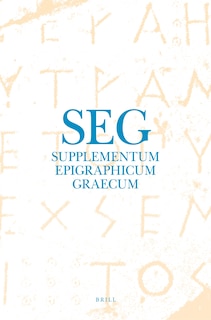 Front cover_Supplementum Epigraphicum Graecum, Volume LXIX (2019)