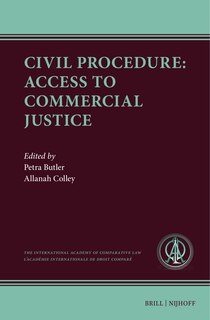 Couverture_Civil Procedure: Access to Commercial Justice