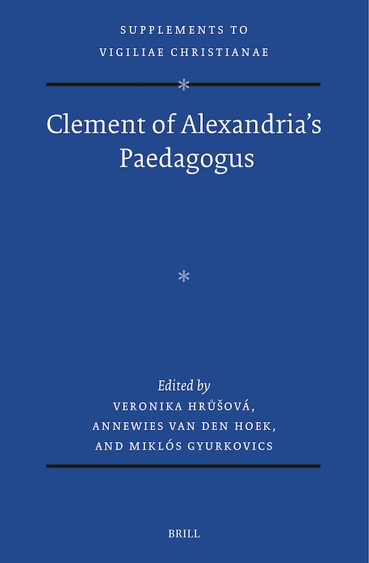 Couverture_Clement of Alexandria's Paedagogus
