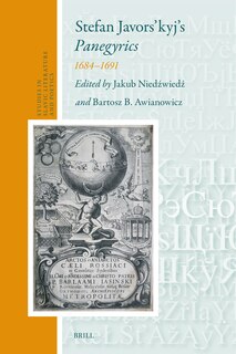 Couverture_Stefan Javors&rsquo;kyj's Panegyrics