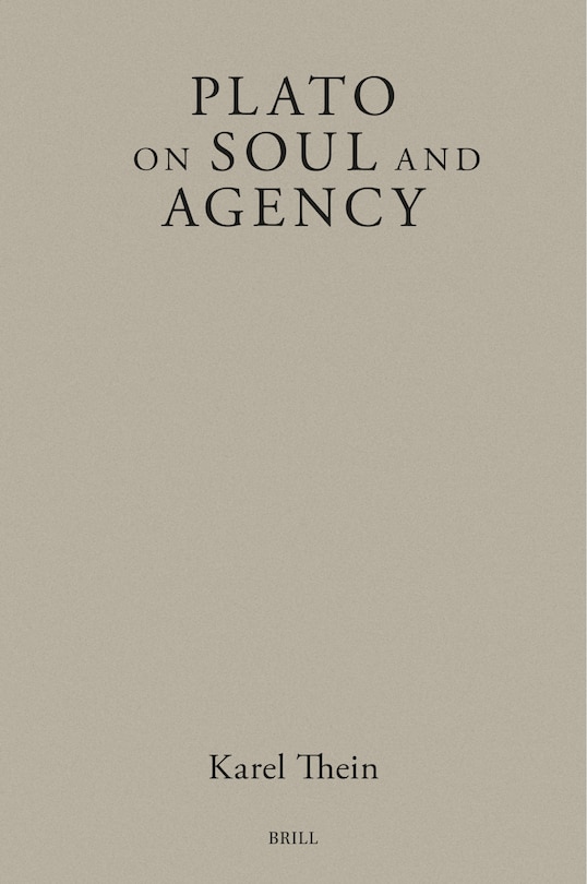 Front cover_Plato on Soul and Agency