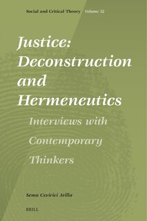 Couverture_Justice: Deconstruction and Hermeneutics