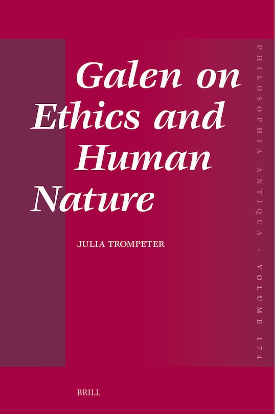 Front cover_Galen on Ethics and Human Nature