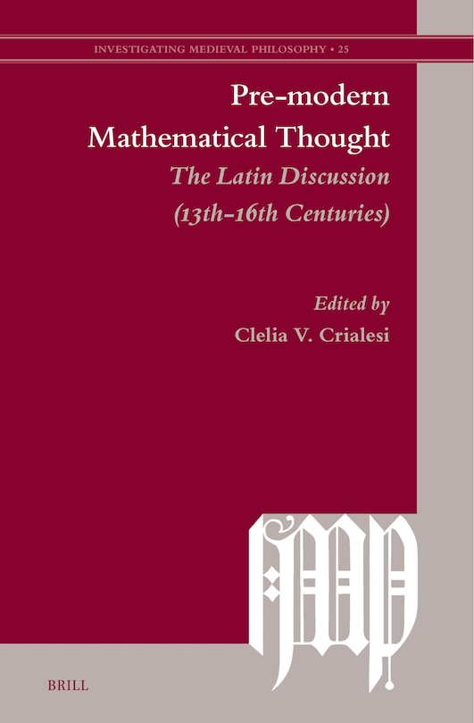 Couverture_Pre-modern Mathematical Thought