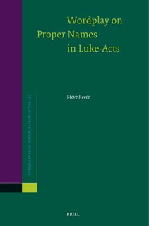 Couverture_Wordplay on Proper Names in Luke-Acts