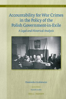 Front cover_Accountability for War Crimes in the Policy of the Polish Government-in-Exile