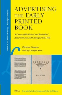 Front cover_Advertising the Early Printed Book