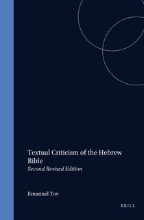 Couverture_Textual Criticism of the Hebrew Bible