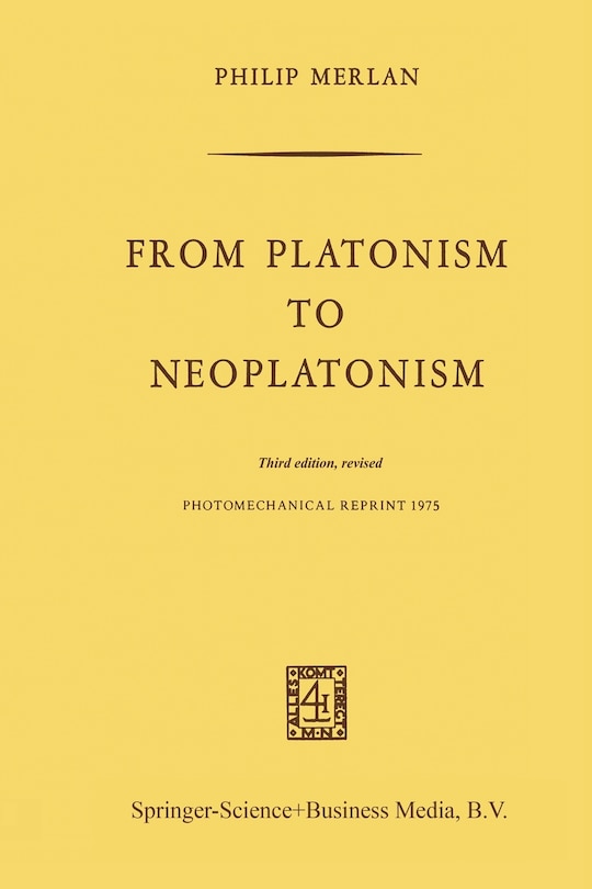 Front cover_From Platonism to Neoplatonism