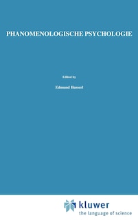 Phänomenologische Psychologie: Vorlesungen Sommersemester 1925