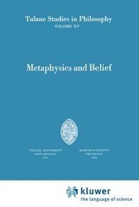 Front cover_Metaphysics And Belief