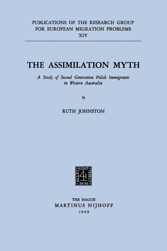 Front cover_The Assimilation Myth
