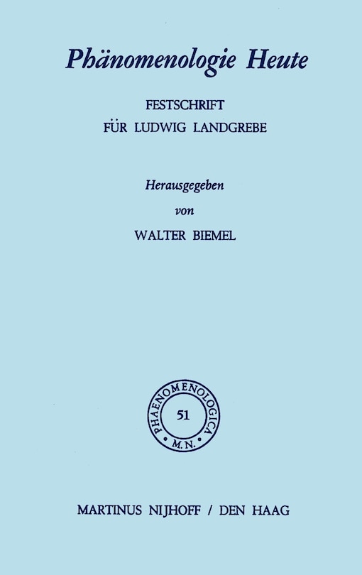 Front cover_Phänomenologie Heute