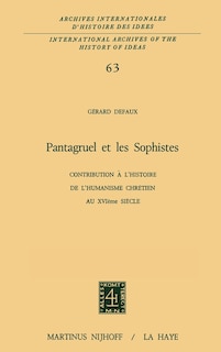 Front cover_Pantagruel et les sophistes