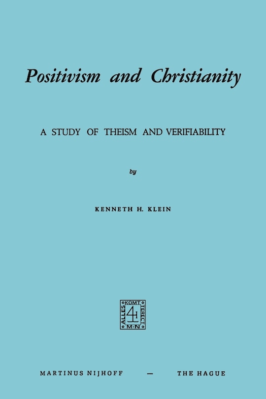 Front cover_Positivism and Christianity