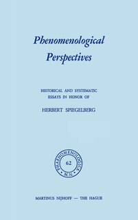 Front cover_Phenomenological Perspectives