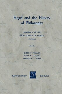 Front cover_Hegel and the History of Philosophy