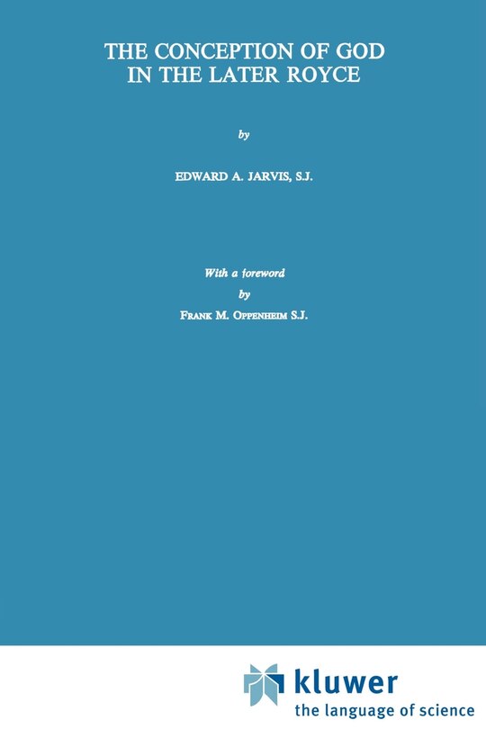 Front cover_The Conception Of God In The Later Royce