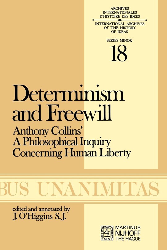 Couverture_Determinism and Freewill