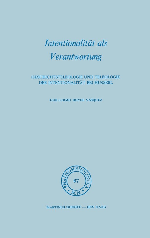 Front cover_Intentionalität als Verantwortung