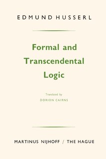 Front cover_Formal And Transcendental Logic
