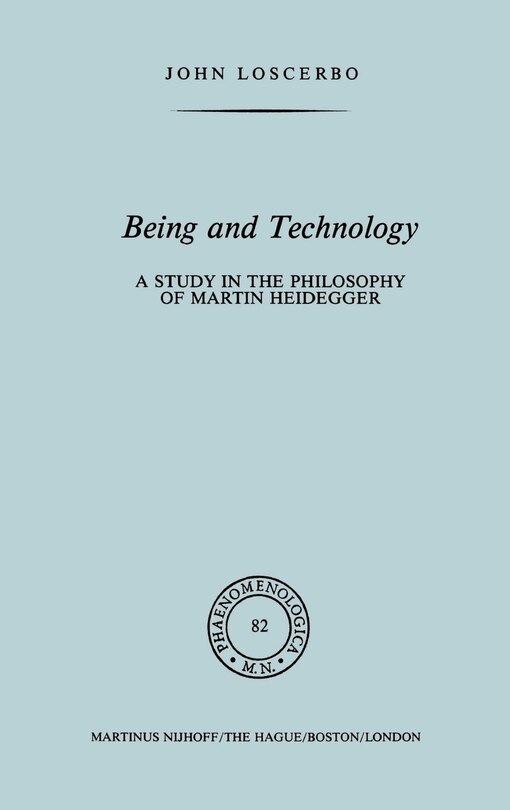 Front cover_Being and Technology
