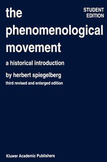 Front cover_The Phenomenological Movement