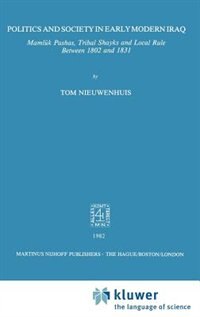 Couverture_Politics and Society in Early Modern Iraq