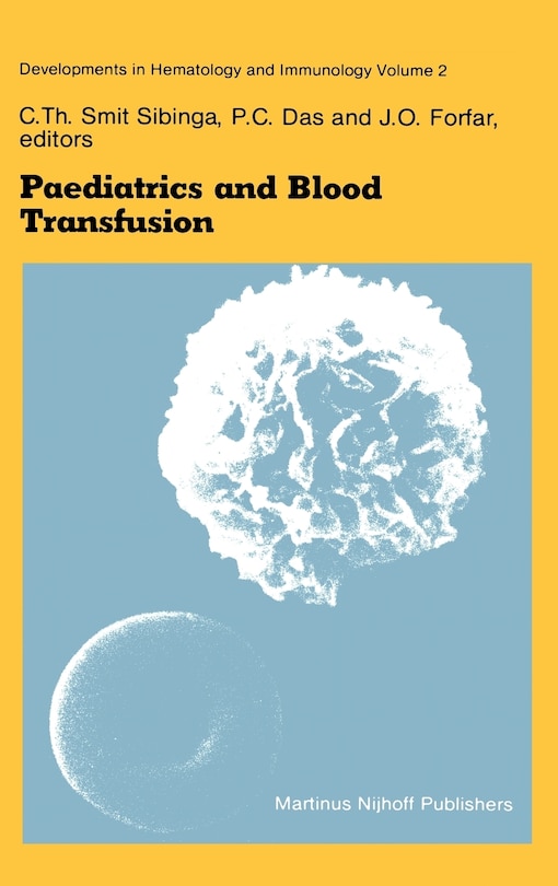 Front cover_Paediatrics and Blood Transfusion