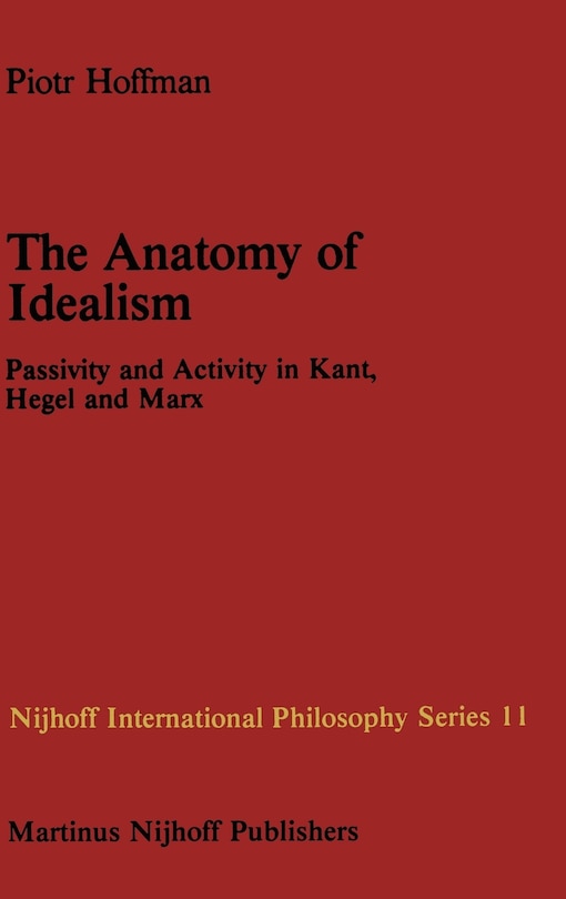 Front cover_The Anatomy of Idealism