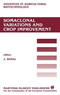 Front cover_Somaclonal Variations And Crop Improvement