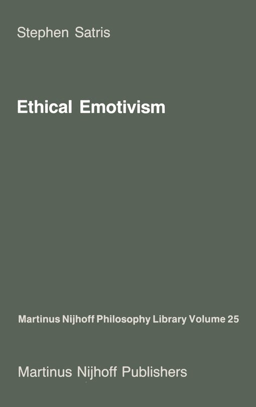 Front cover_Ethical Emotivism