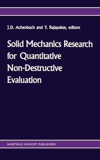 Front cover_Solid Mechanics Research for Quantitative Non-Destructive Evaluation