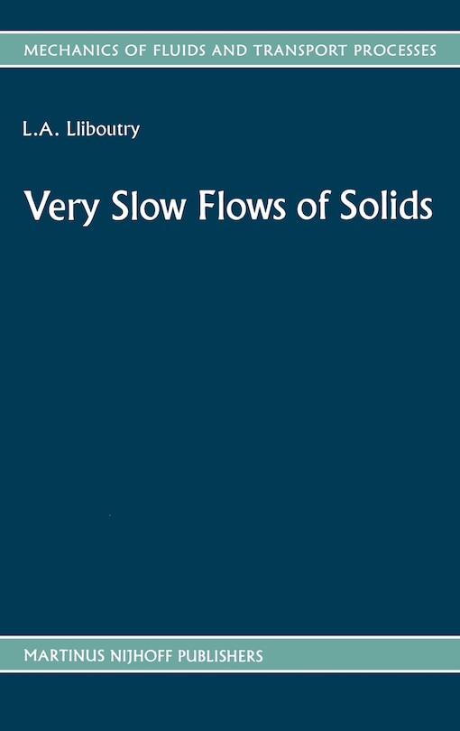 Front cover_Very Slow Flows of Solids
