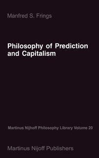 Front cover_Philosophy of Prediction and Capitalism
