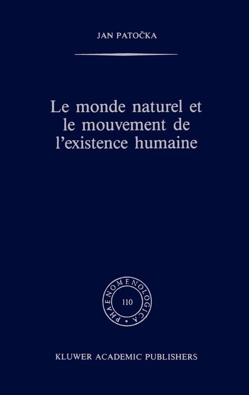 Couverture_Le monde naturel et le mouvement de l'existence humaine