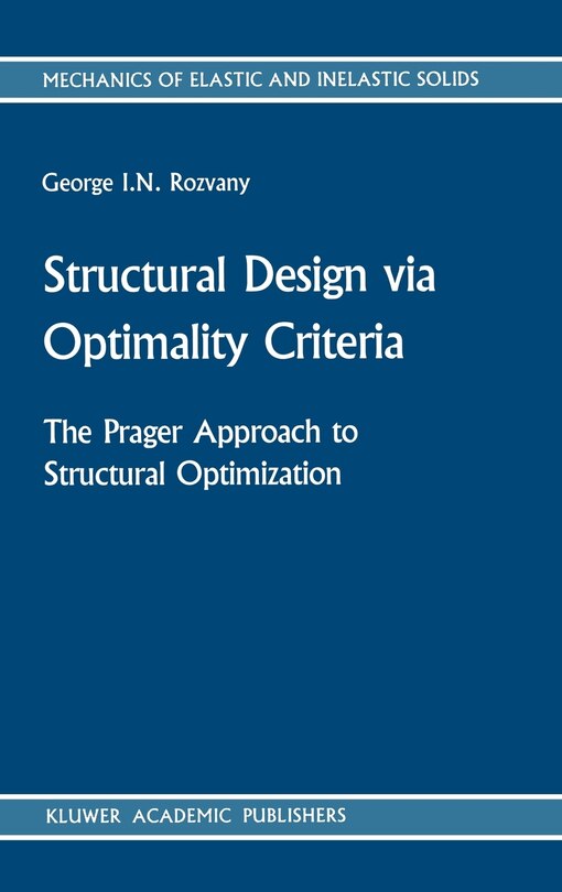 Front cover_Structural Design via Optimality Criteria