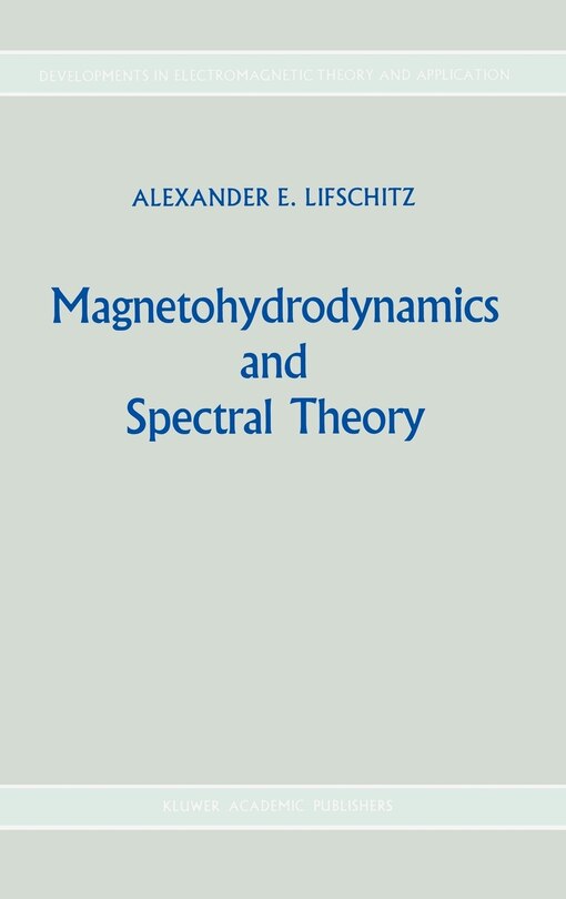 Front cover_Magnetohydrodynamics and Spectral Theory